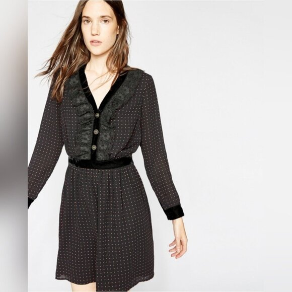 The Kooples Black Long Sleeve Dress - Picture 1 of 9